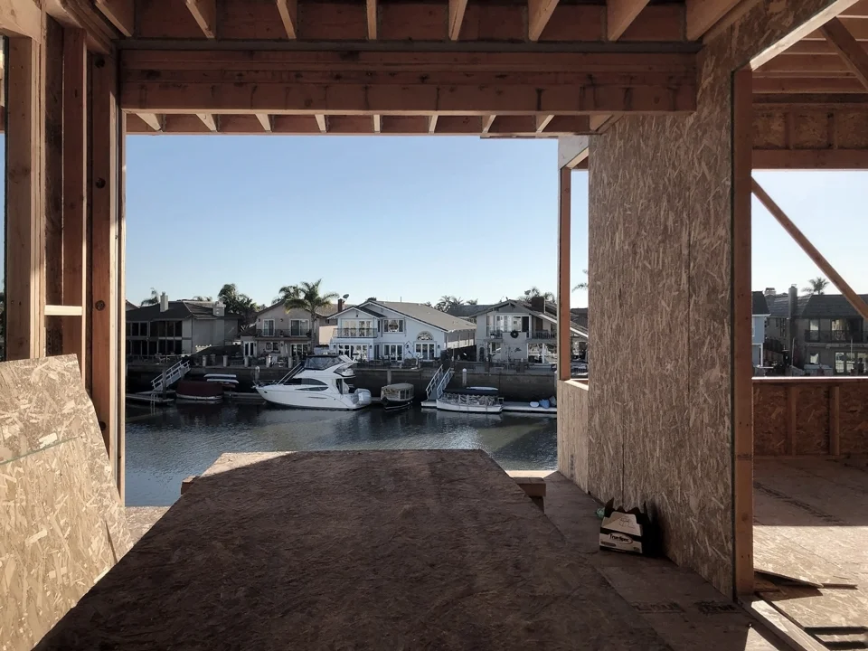view from upstairs deck / humboldt island contemporary