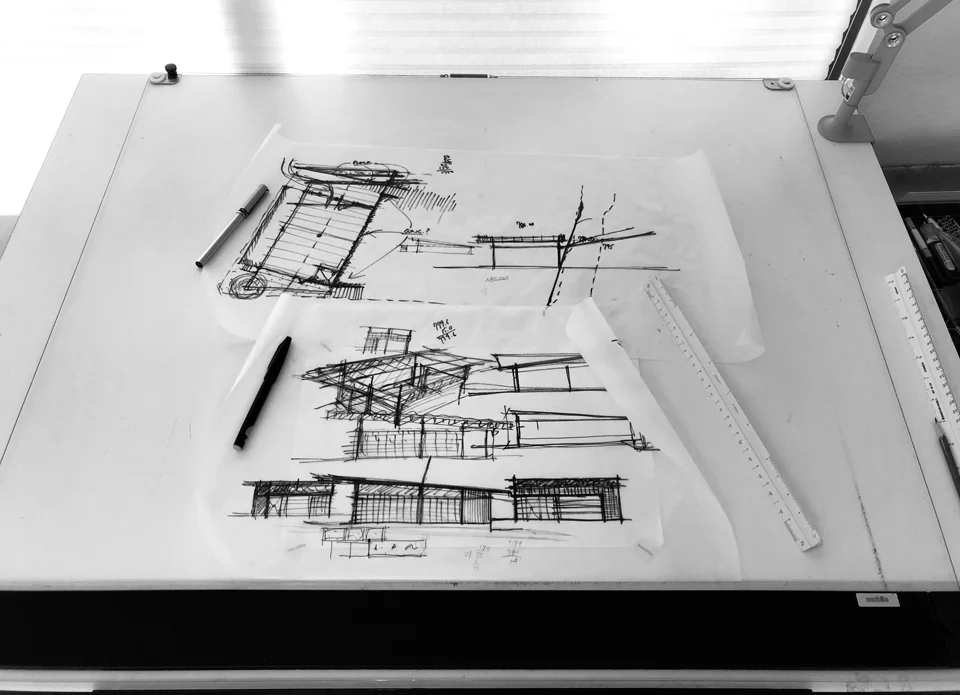 architectural design drawings- new residential design