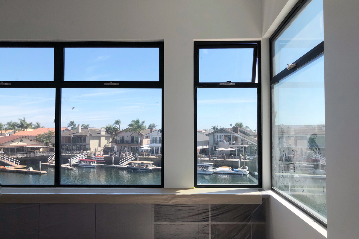 huntington harbour construction views