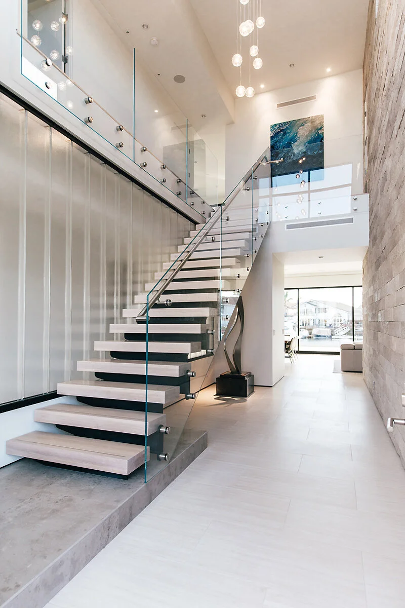 Interior Architecture + Floating Stair Details / MYD Architecture ...