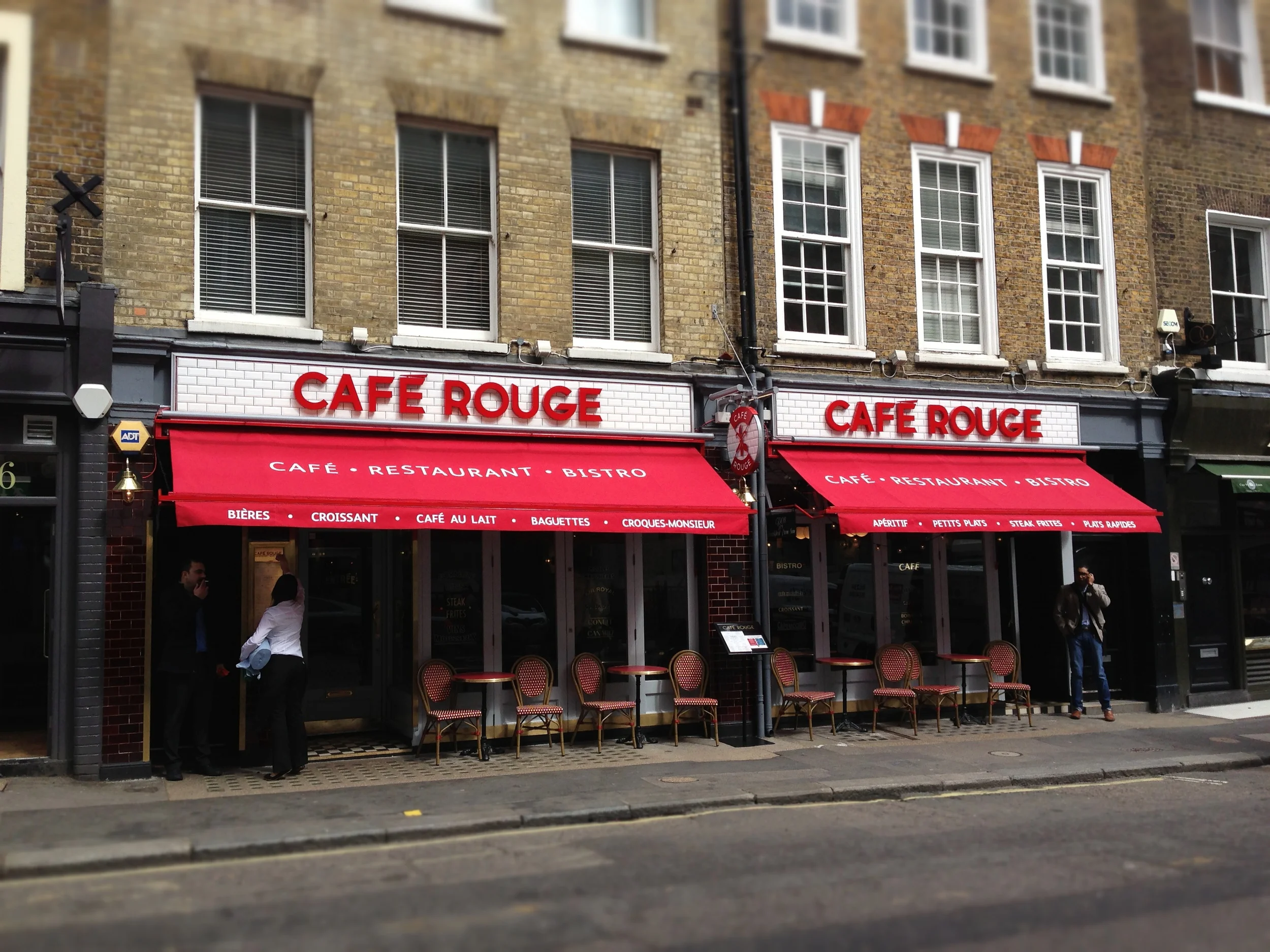 The View of Cafe Rouge from Balthazar