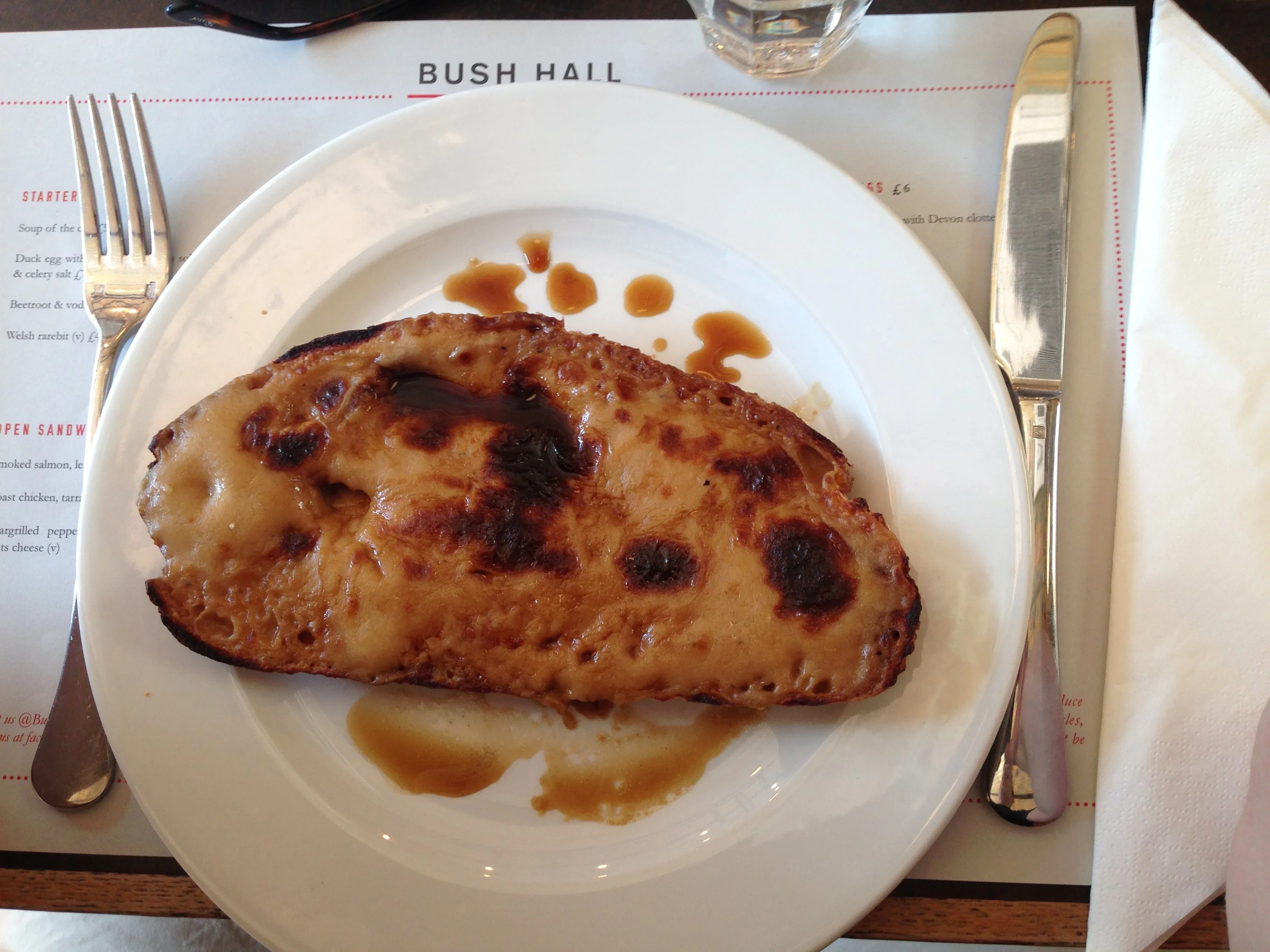 Bush Hall Rarebit (£4)