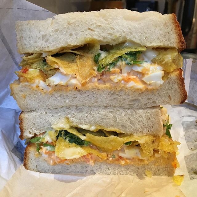 The most delicious egg sandwich we&rsquo;ve ever eaten from @s_and_d_wich #🥪 #sandwich