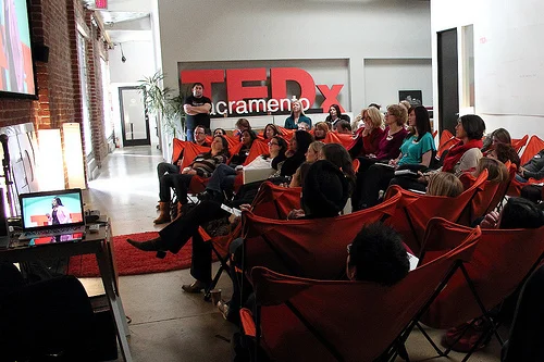 Watching TEDWomen in 2013 at The Urban Hive.