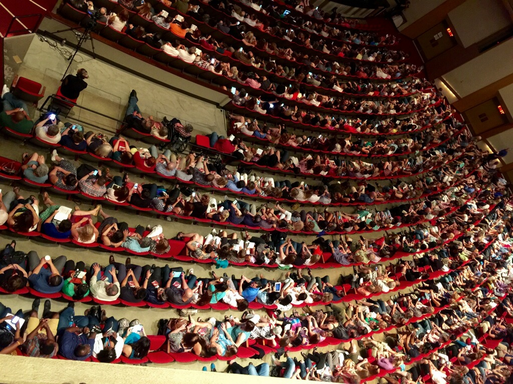TEDxSacramento2015 audience on Friday, June 12, 2015 at the Sacramento Community Center Theater. Photo: Phil America.