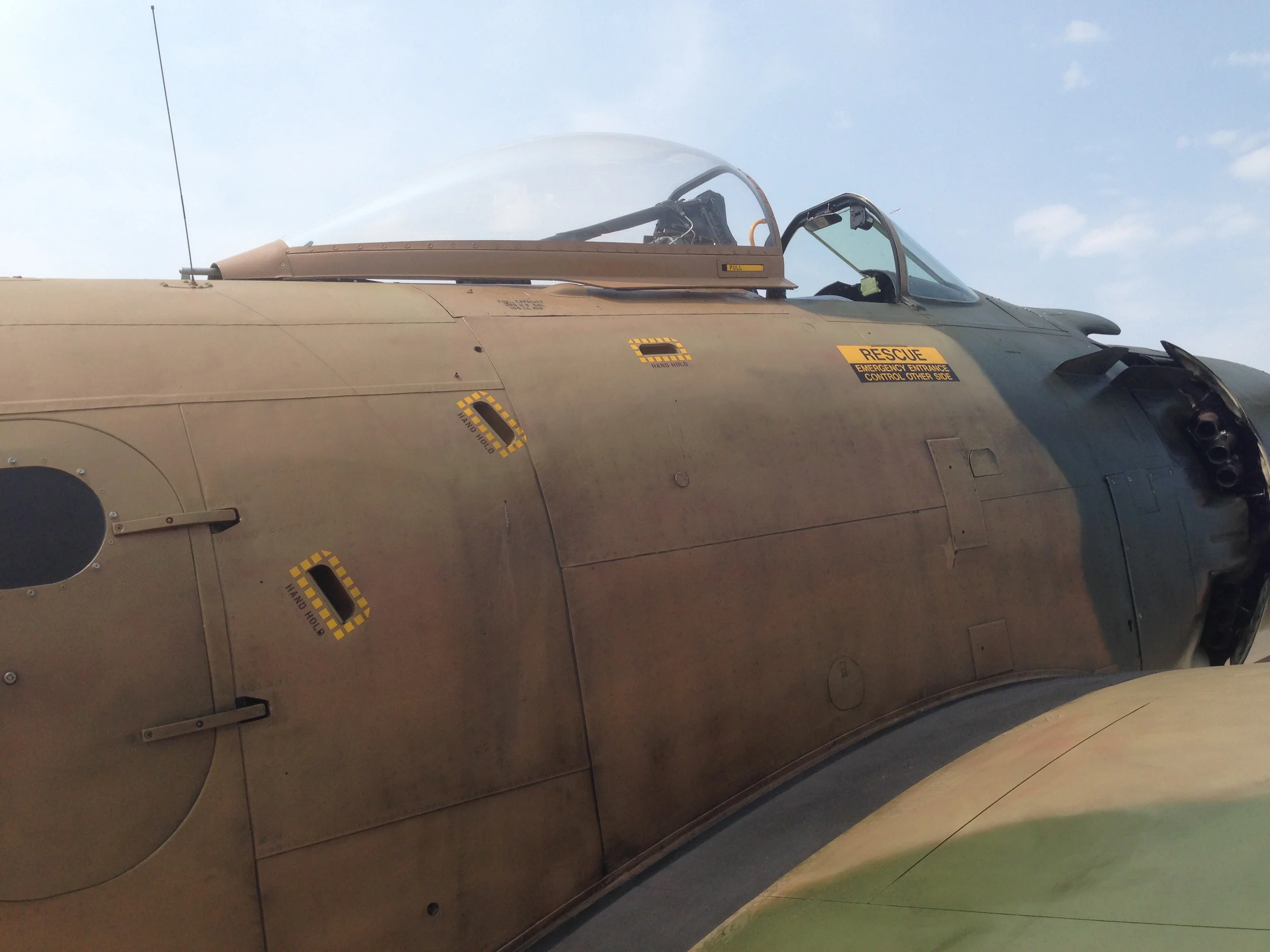 For when you need to climb up the side of the craft during a steep climb.