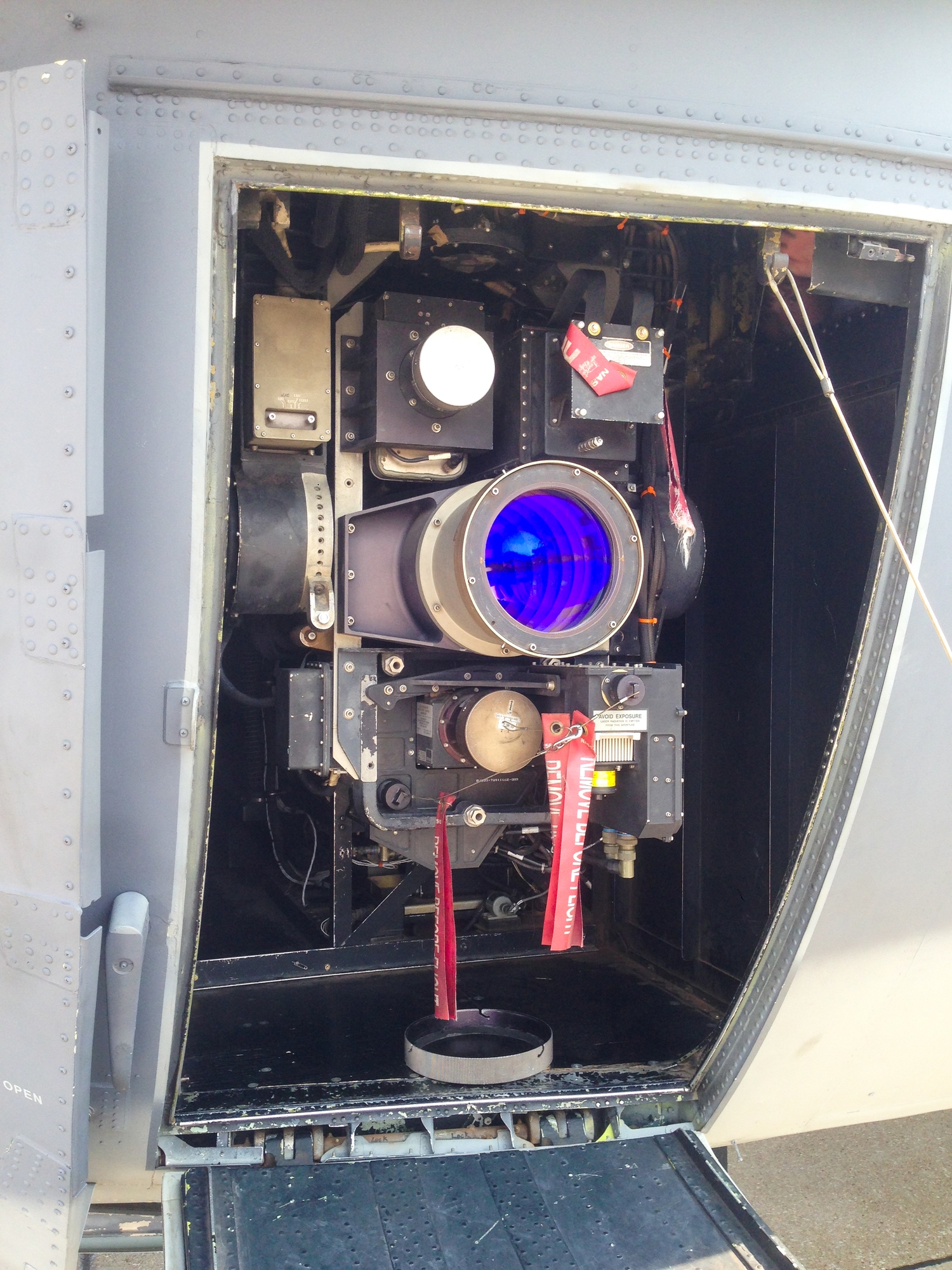 The AC-130's forward sensors