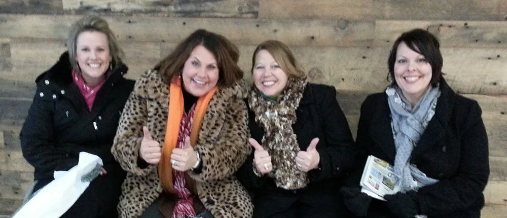 Pictured here is Royal’s Andrea Finn, Digital Marketing Specialist, Jennifer McHugh Community Relations Manager, Vicki Hoehn, Vice President, Marketing, along with Currency’s Vice President, Marketing, Sandy Pitkethly, checking things out at University of Wisconsin - Eau Claire campus.