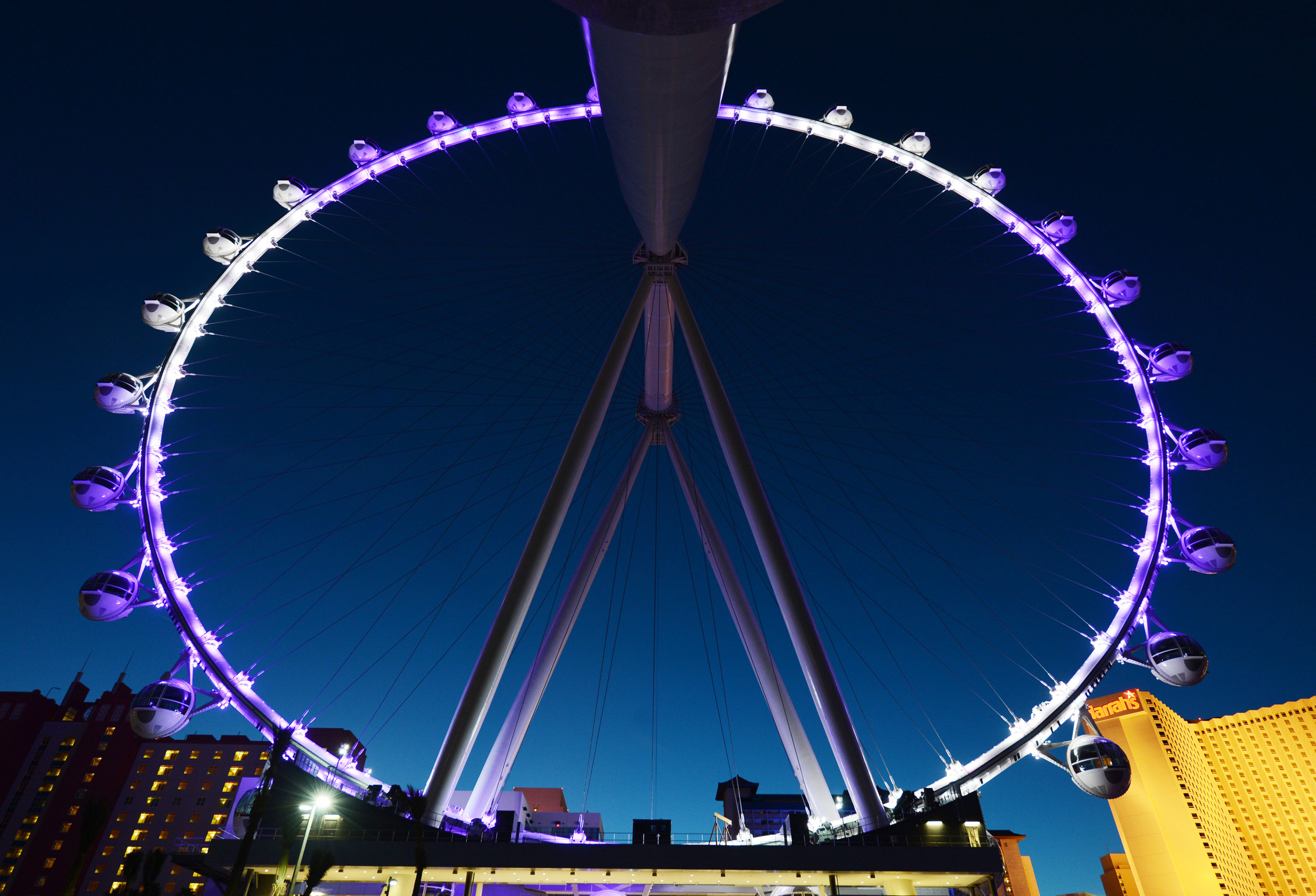 High Roller Entertainment Wheel, Caesar's Entertainment, Las Vegas