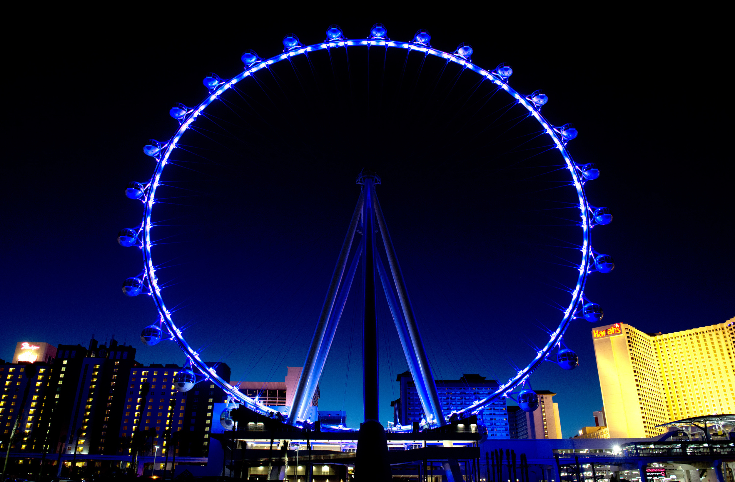 High Roller Entertainment Wheel, Caesar's Entertainment, Las Vegas