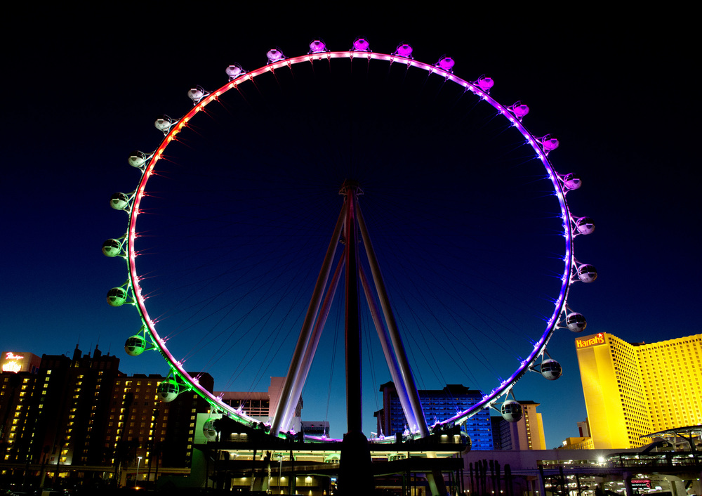 High Roller Entertainment Wheel, Caesar's Entertainment, Las Vegas