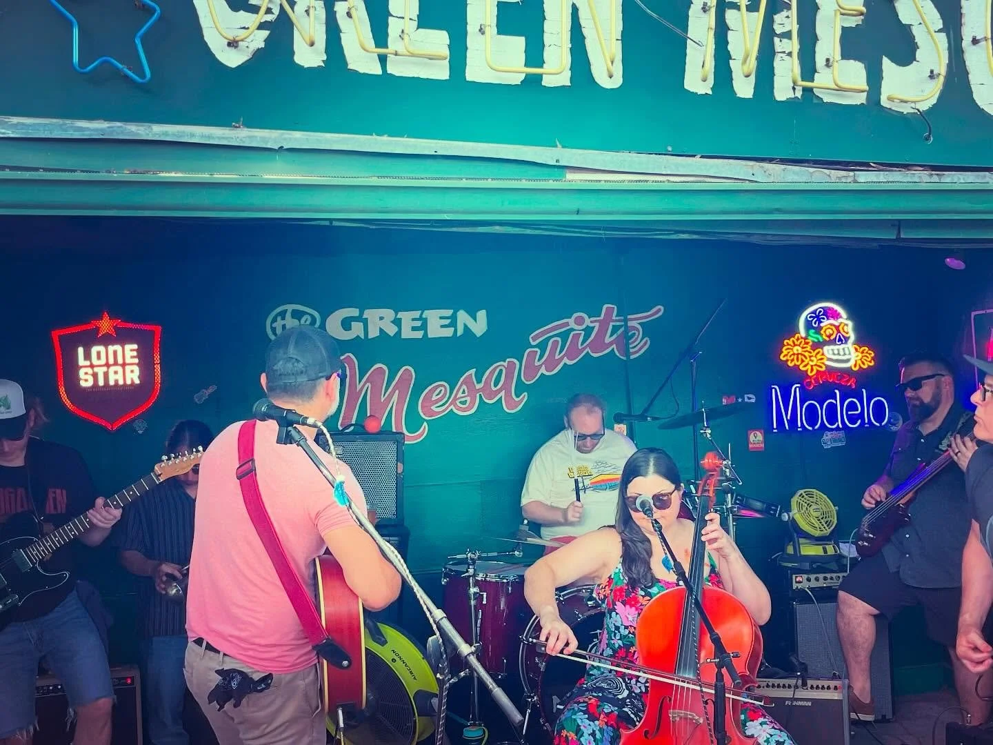 Thanks to any and everyone who made it out to our @thegreenmesquitebbq residency this month! We had an absolute blast❤️ See y&rsquo;all soon!