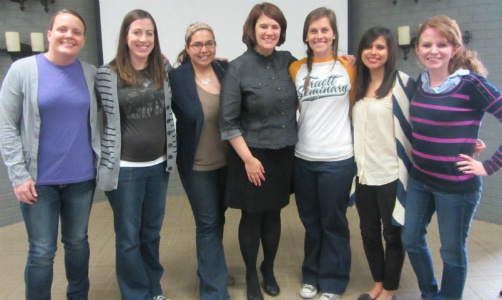 Me with the smart, over-achieving ladies of Truett Seminary - a reminder that things are changing for the better