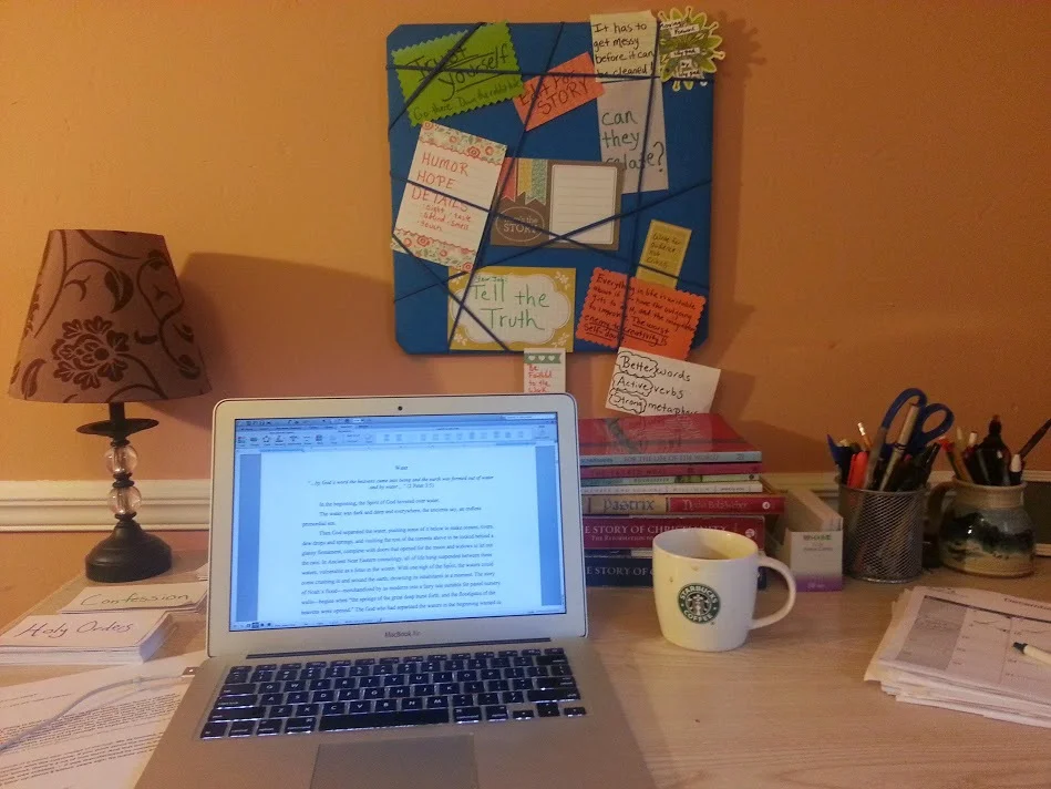 Where the "magic" (e.g. tears, caffeine, and self-loathing) happens. 
