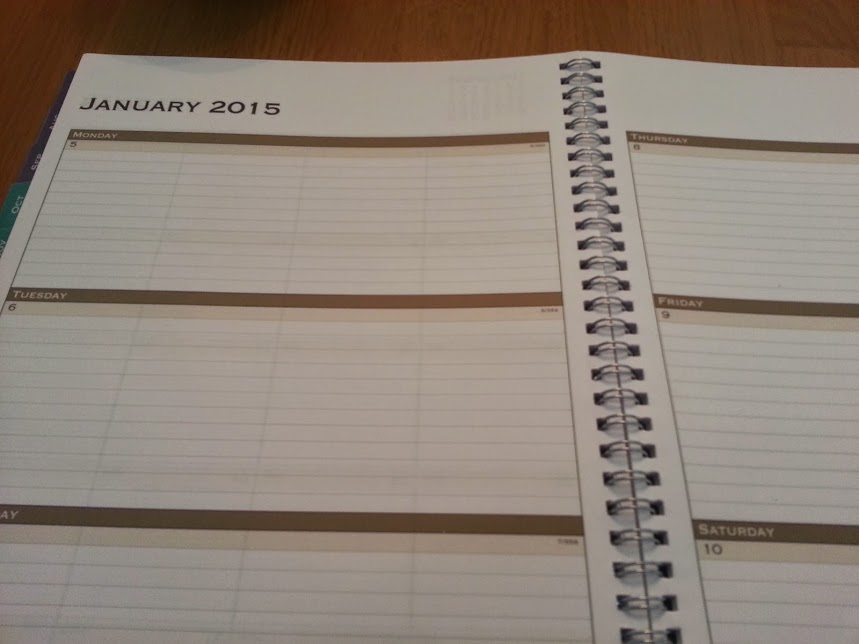 Ode On A Blank 2015 Day Planner 