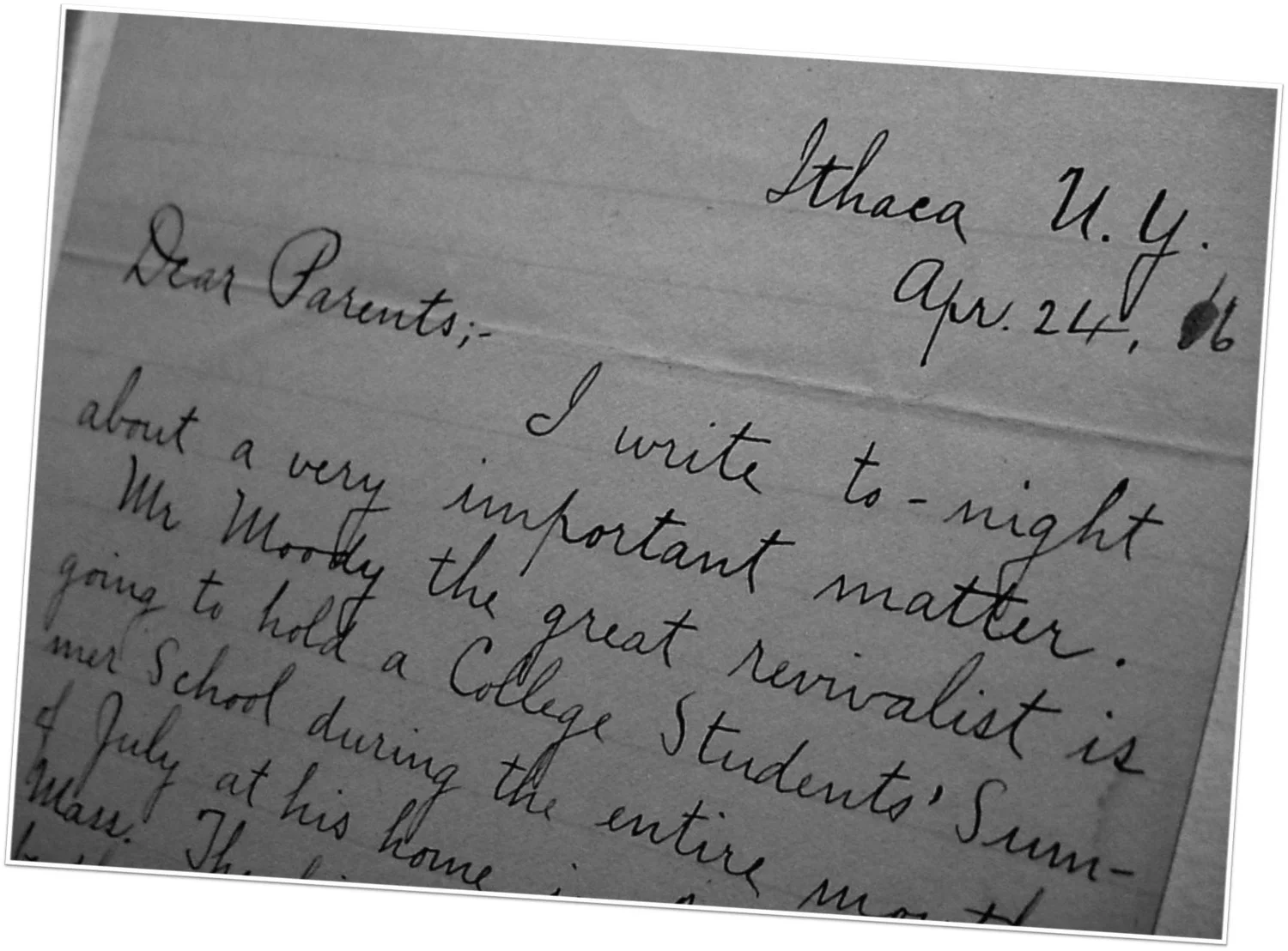 John R. Mott Letters