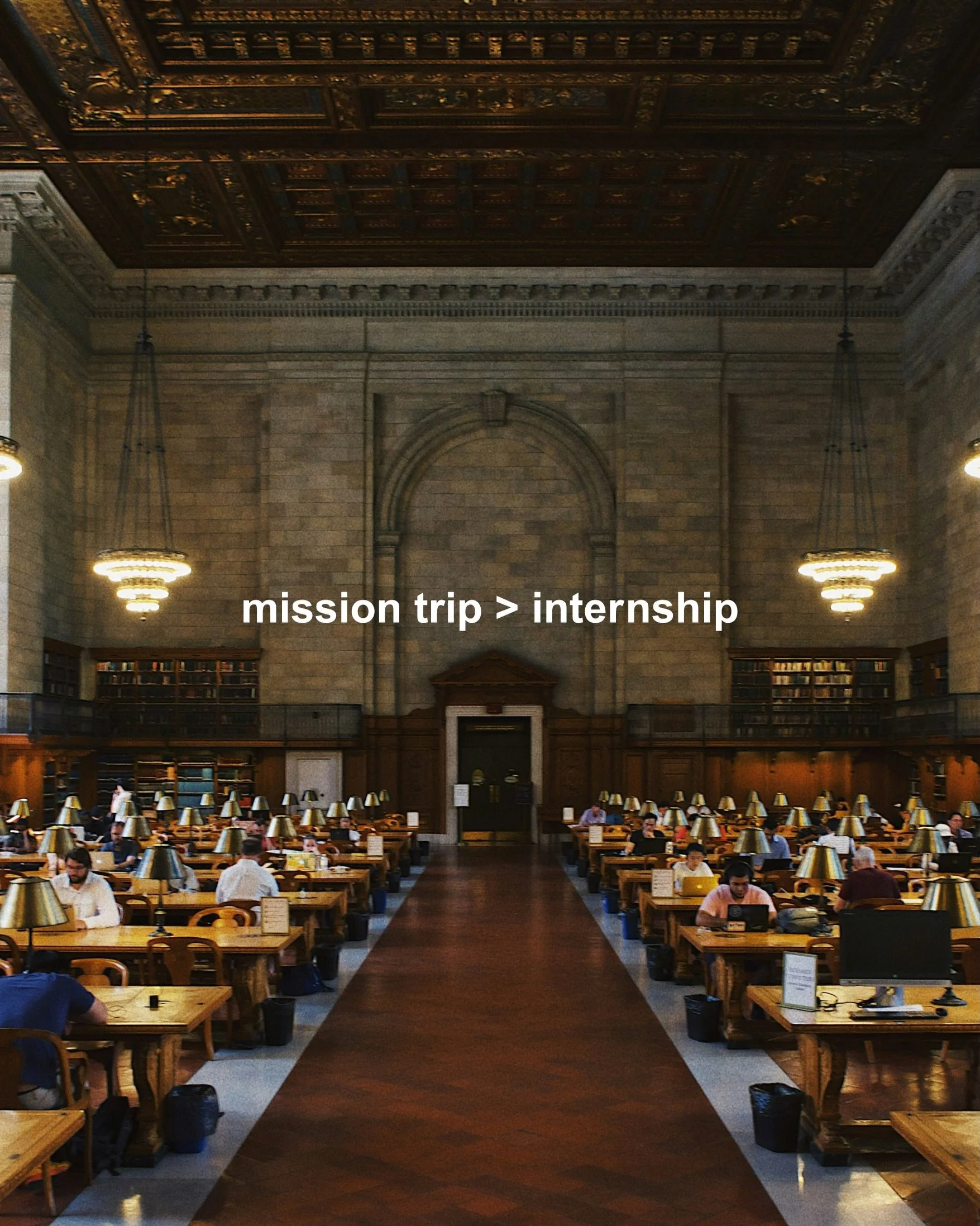 College students &mdash; Your relationship with God will outlast your career💭💼

Giving a summer to be a part of God&rsquo;s mission will be something that impacts you for the rest of your life🌏 

We challenge you: pray about what it would look lik