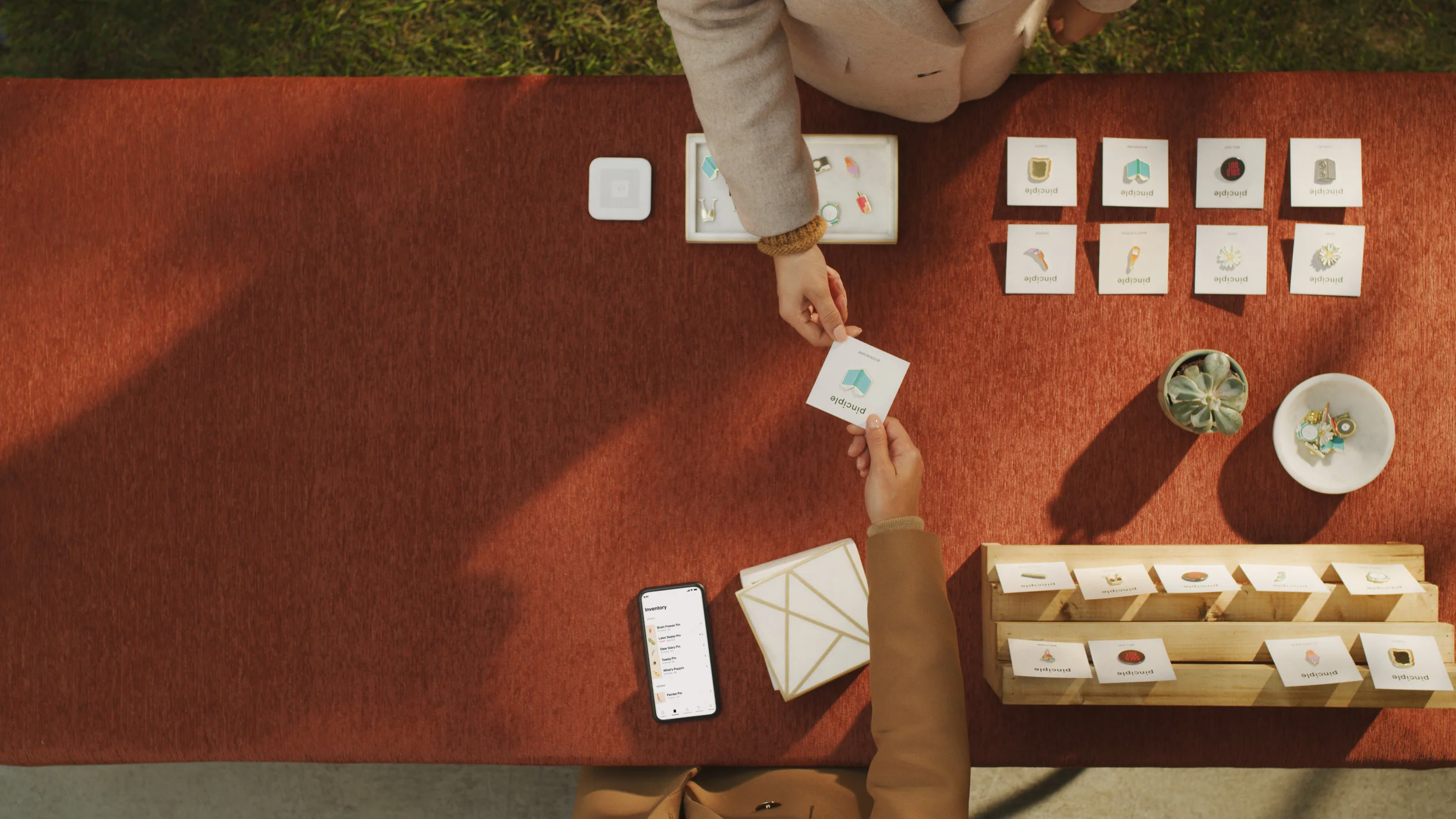 Sell In-Person with Point of Sale in the Squarespace Commerce App