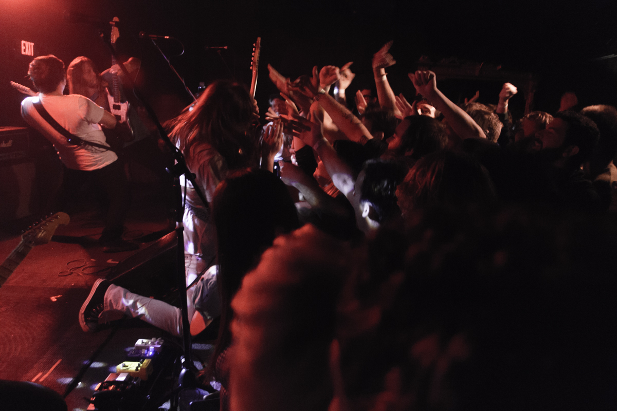 Diarrhea Planet doing what they do best at the Rock & Roll Hotel (photo: Kevin Hill)