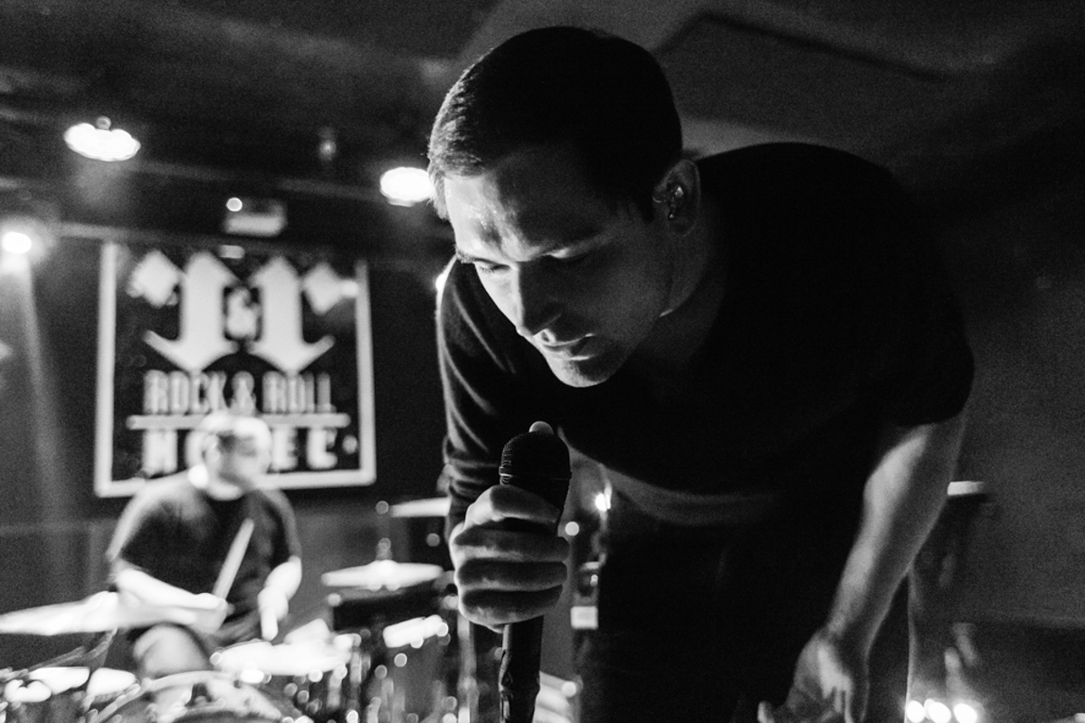 The Twilight Sad's J ames Graham at the Rock & Roll Hotel last Thursday. (Photo by Matt Condon)