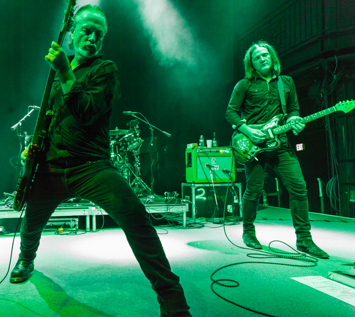 The Church's Steve Kilbey delivering an energetic set at the 9:30 Club (Photo by Matt Condon)