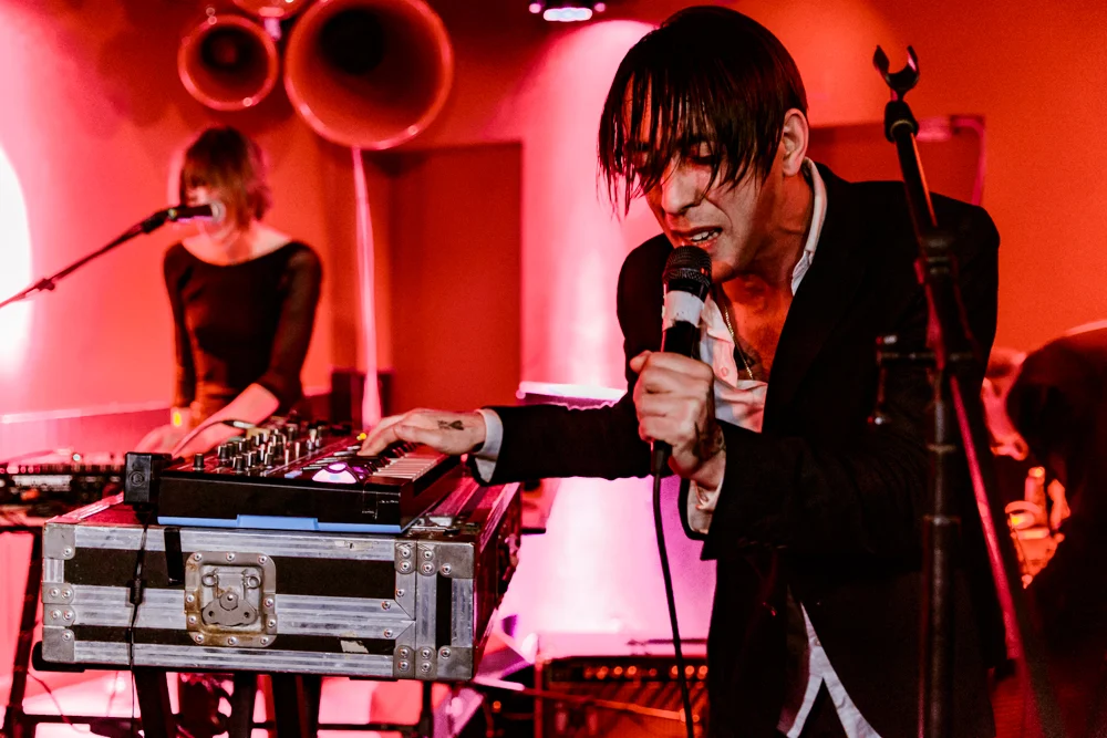 Dan Boeckner of Operators at DC9 in Washington, DC on April 19th, 2016 (photo by Matt Condon / @arcane93 )