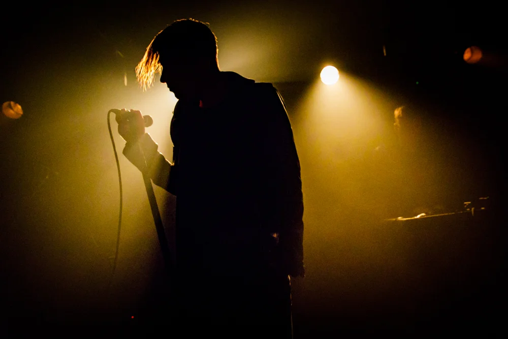 Cold Cave performing at the Rock and Roll Hotel in Washington, DC on January 25th, 2017 (photo by Matt Condon / @arcane93 )