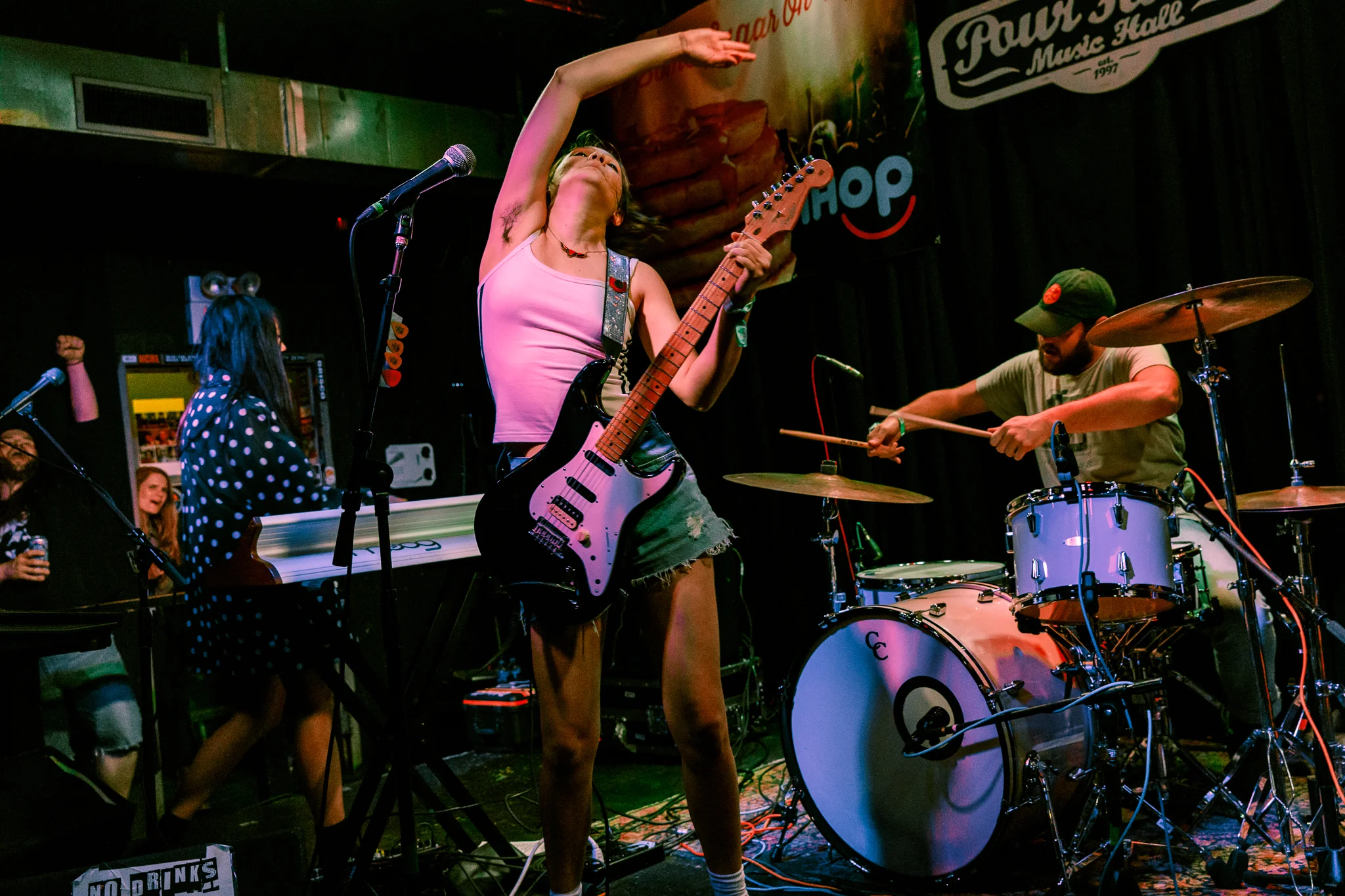 Cherry Glazerr performing at Hopscotch Music Festival 2017 in Raleigh, NC on September 9th, 2017 (photo by Matt Condon / @arcane93 )
