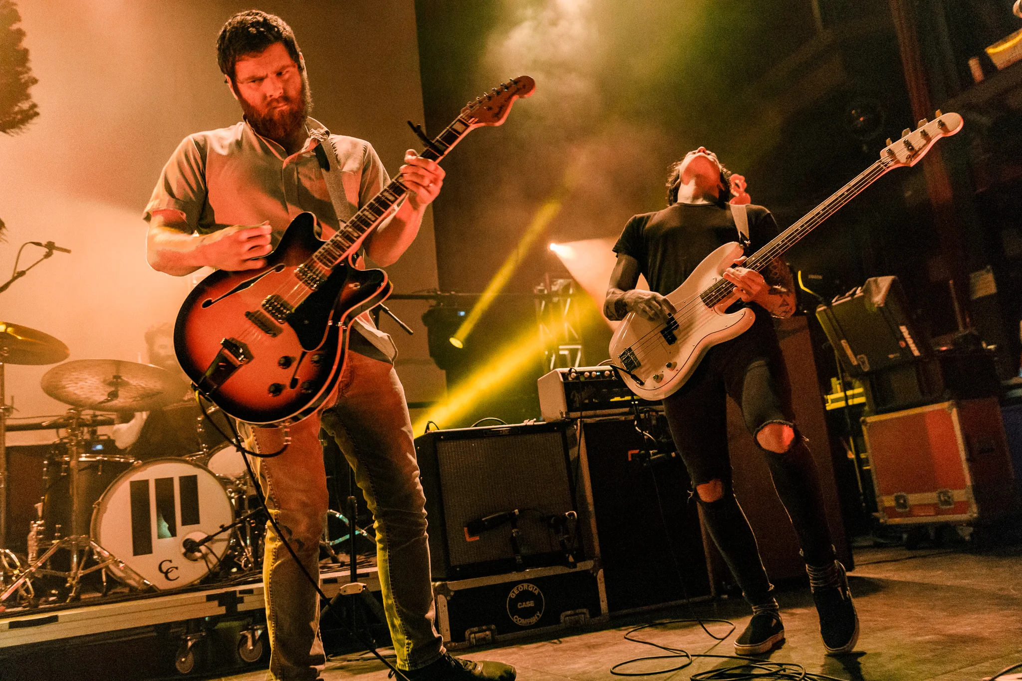 Manchester Orchestra performing at The Fillmore in Silver Spring, MD on October 3rd, 2017 (photo by Matt Condon / @arcane93 )