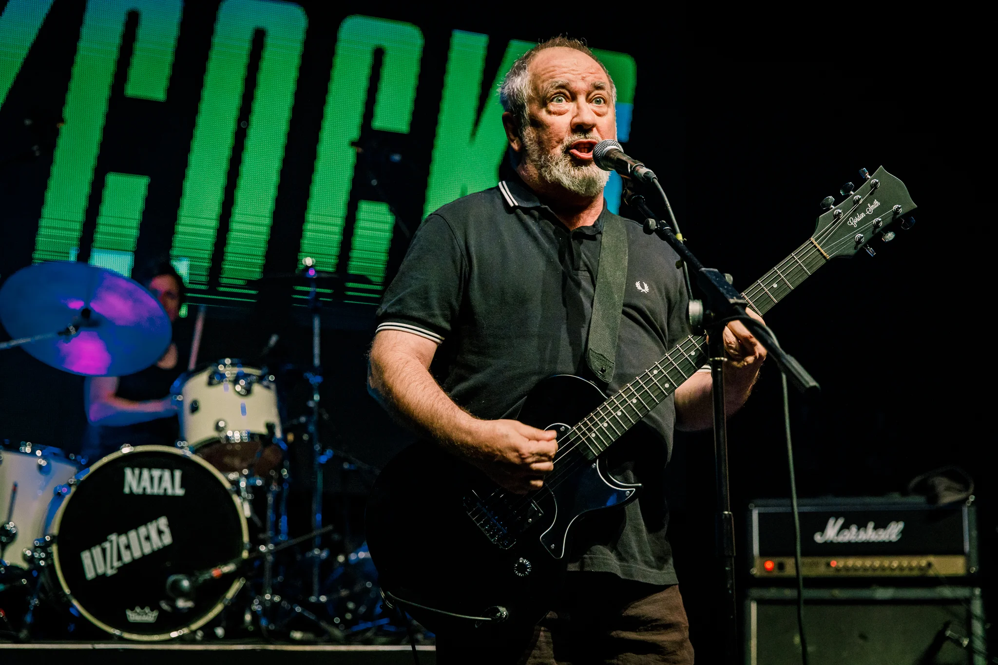 Buzzcocks performing at The Forum Hertfordshire in Hatfield, England on May 26th, 2018 (photo by Matt Condon / @arcane93 )