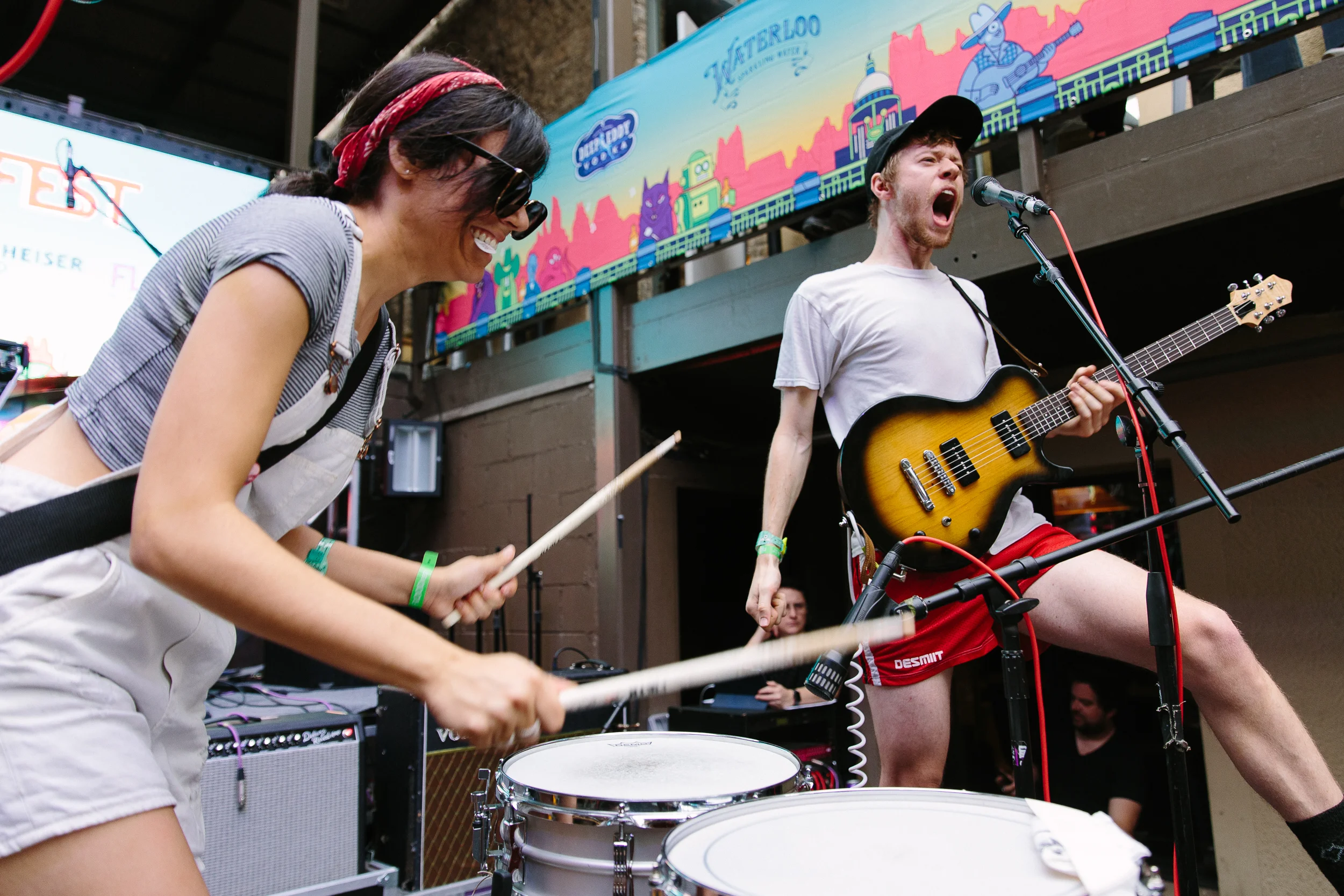 Illuminati Hotties at Cedar Street Courtyard (Photo by Mauricio Castro / @themauricio )