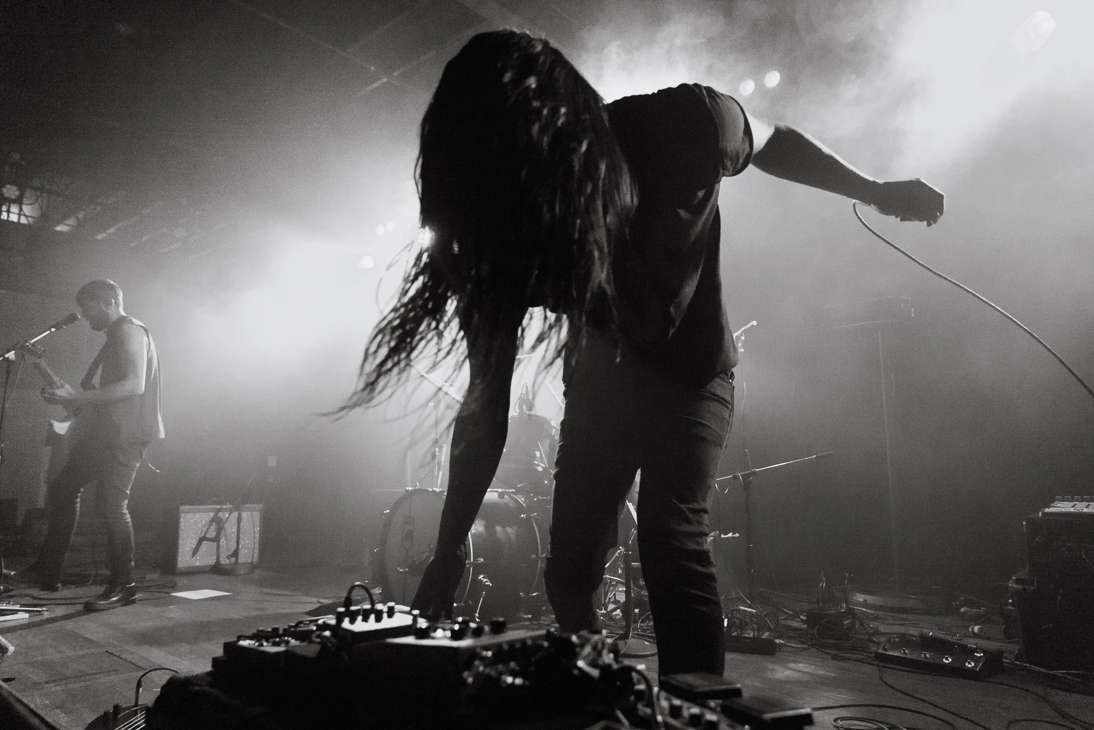 HEALTH at Bottom Lounge in Chicago (Photo by Alex Schelldorf )
