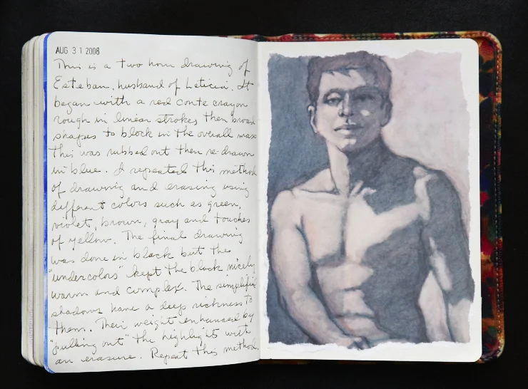 In total, Ken's journals, compiled over about twenty years, fill roughly 6000 pages of notes and sketches.