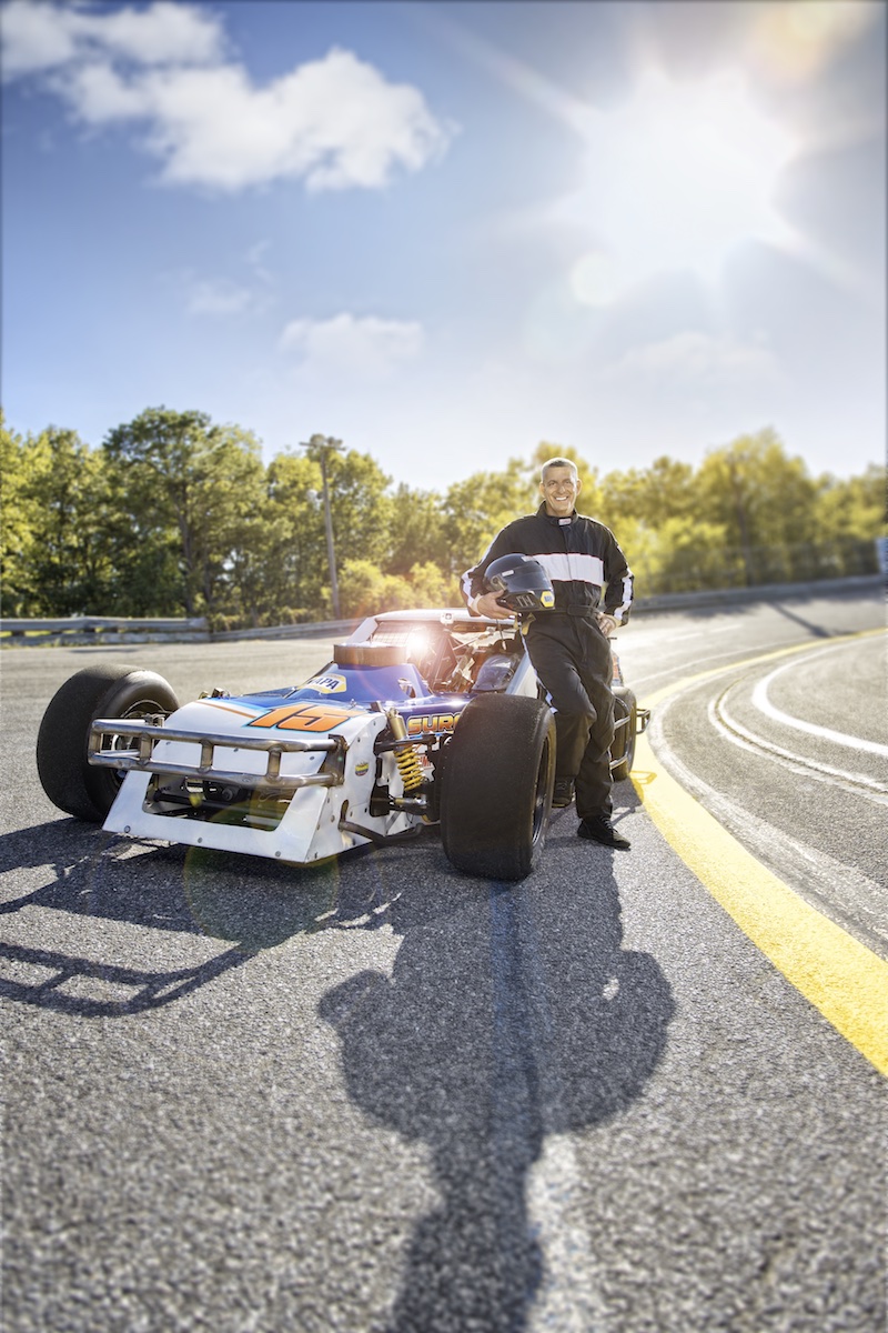 Continuing with that sunny theme, I photographed one of NJR’s employees indulging his favorite hobby at a local racetrack.