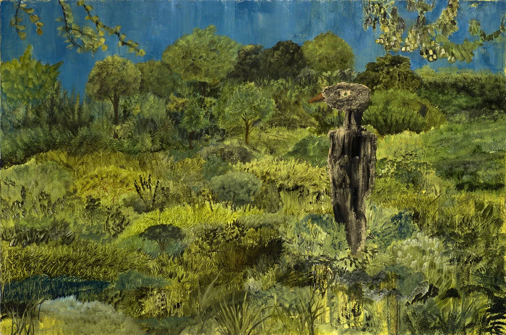 Man Cannot Destroy Nature, Nature Is Too Mean , oil on linen, 24"x36", 2010