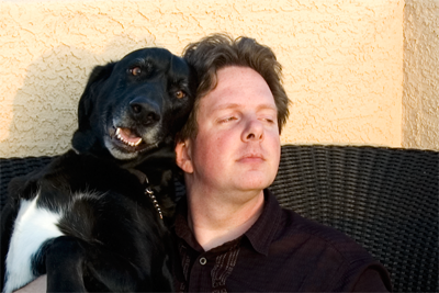 My best friend, Max, and I. He stood by my side for the entire development cycle. He'll be in my heart forever!