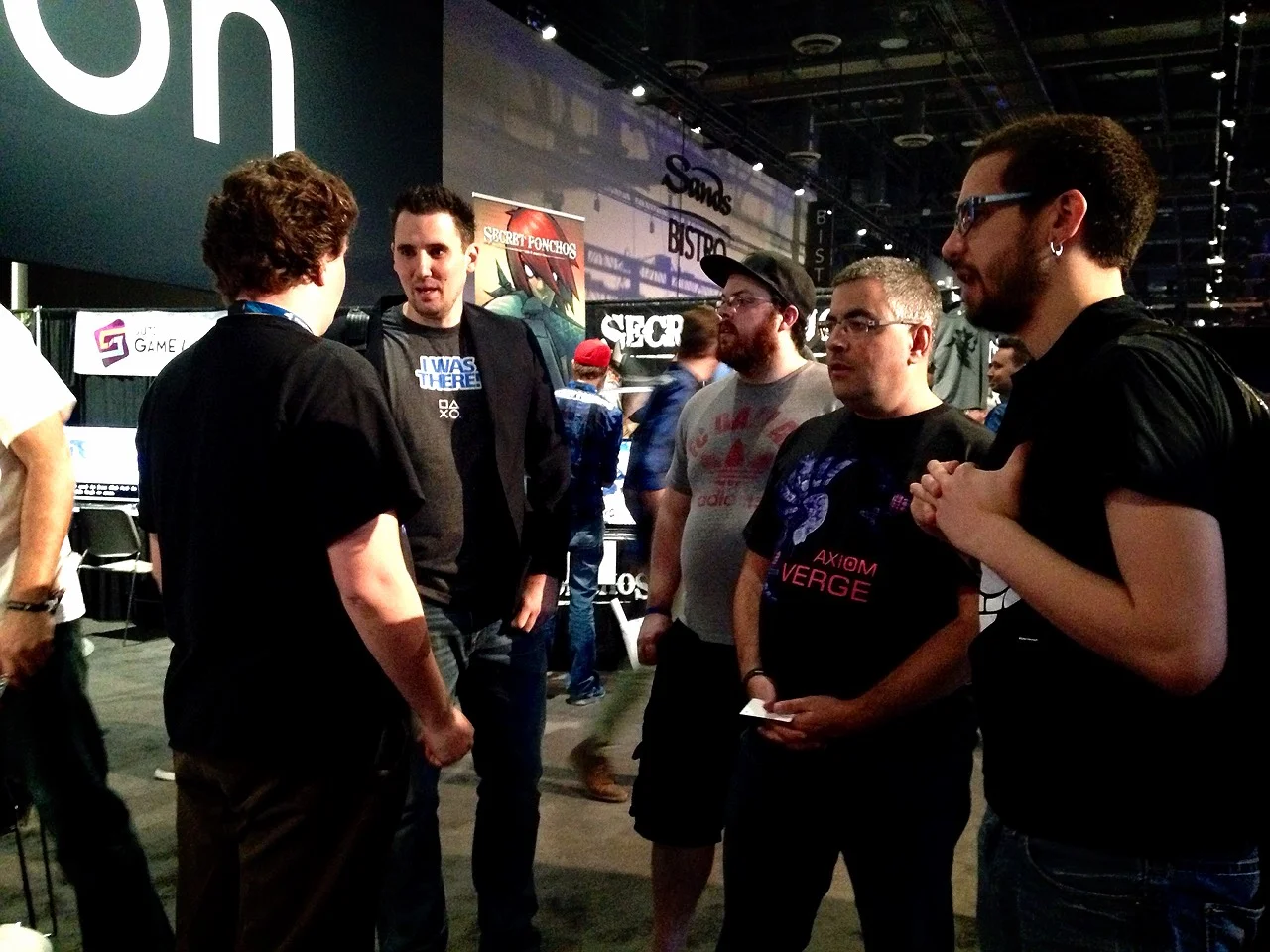 Myself, Craig Skistimas (ScrewAttack), Dan Adelman, and Colin Moriarty (IGN).