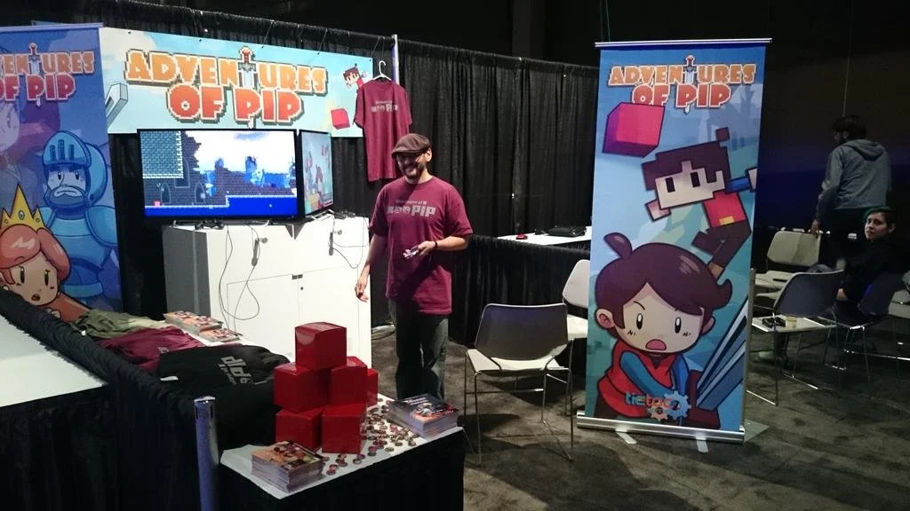 Shareef of TicToc games getting ready to show Adventures of Pip!