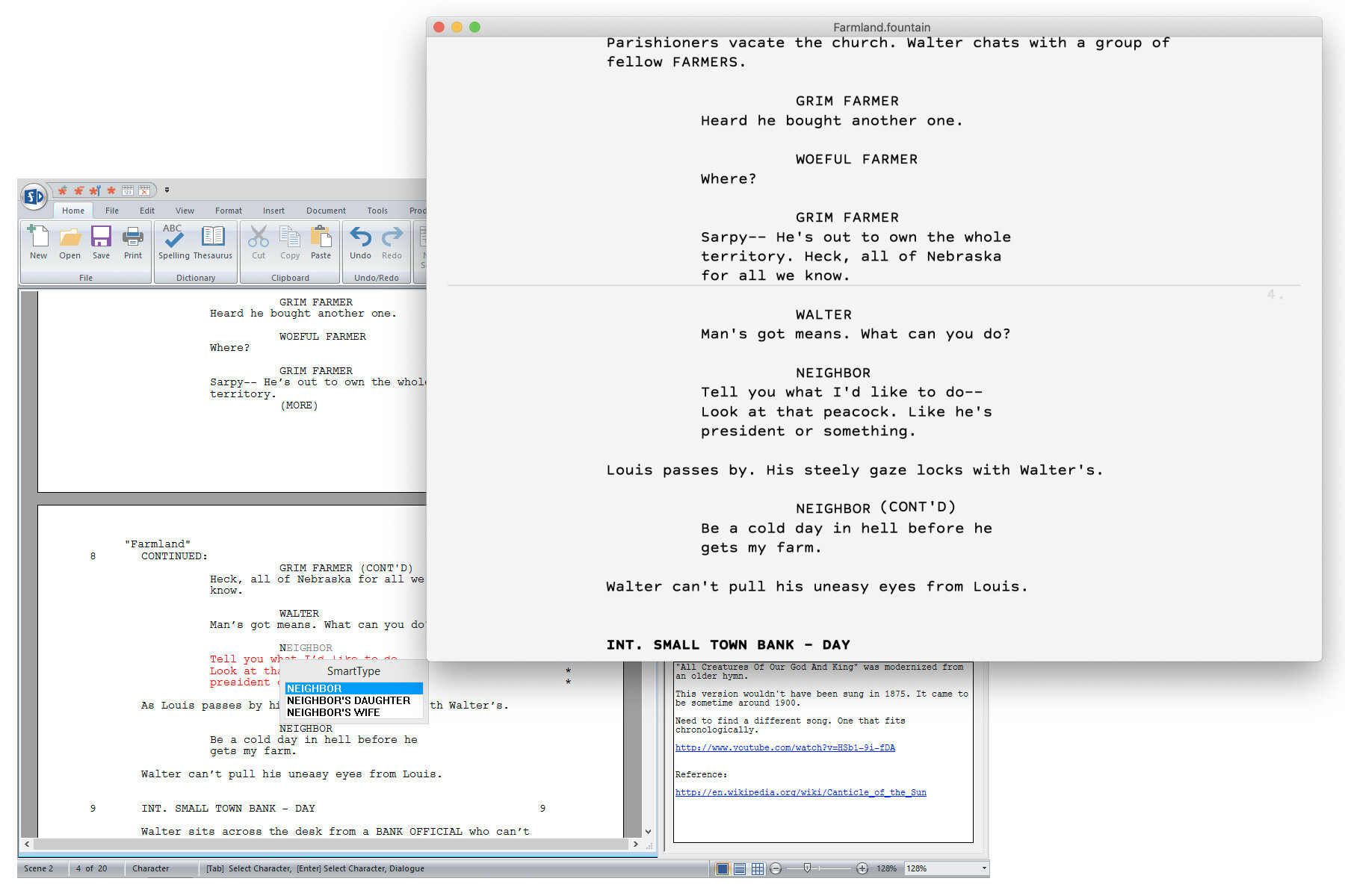 dual dialogue final draft