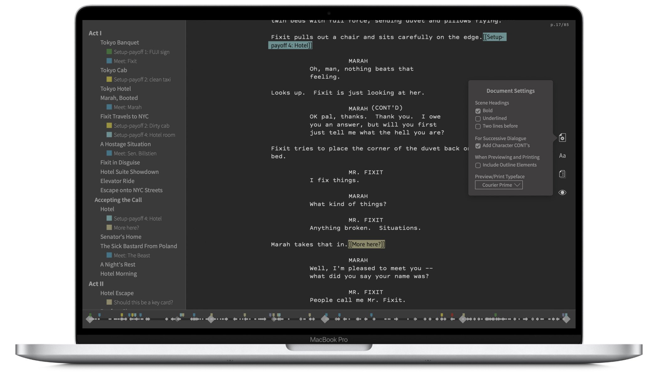 screeplay writing app for mac