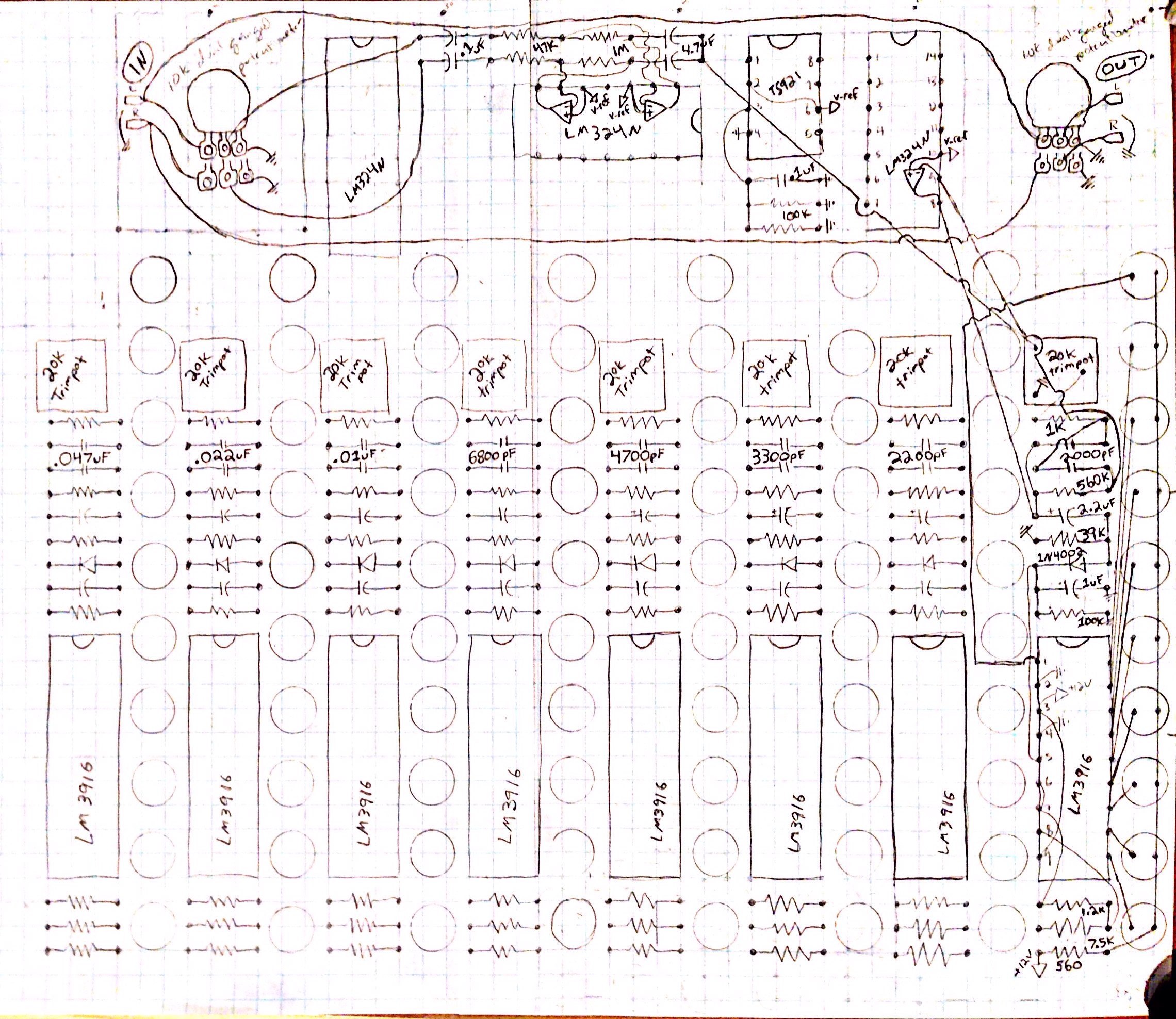 Audio Spectrum Analyzer: Planning โ Joseph Conley.com Circuit Diagram