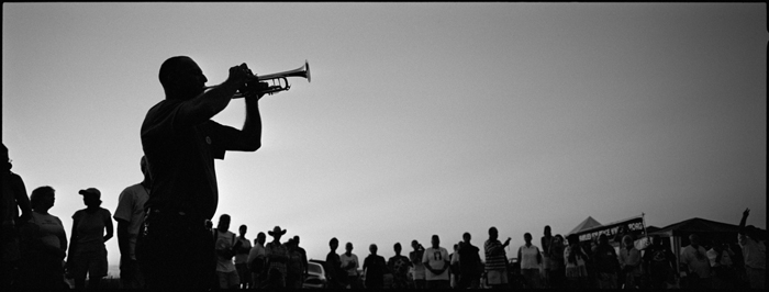 Taps Outside the Bush Ranch. 2005.