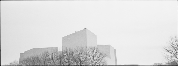 National Gallery with Snipers. Washington DC, 2005.