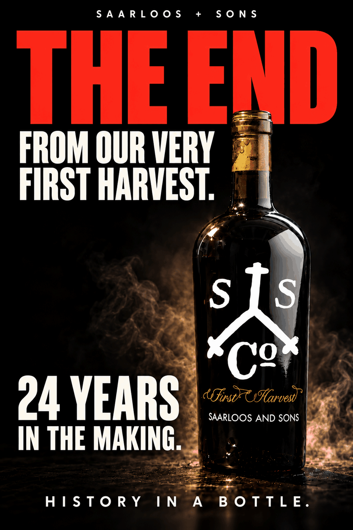 THE PORT  // THE END // FIRST HARVEST // 24 YEAR BARREL AGED