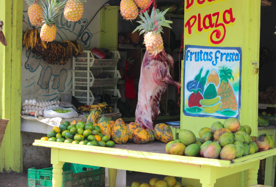 Check out the awesome roadside food stands on our drive