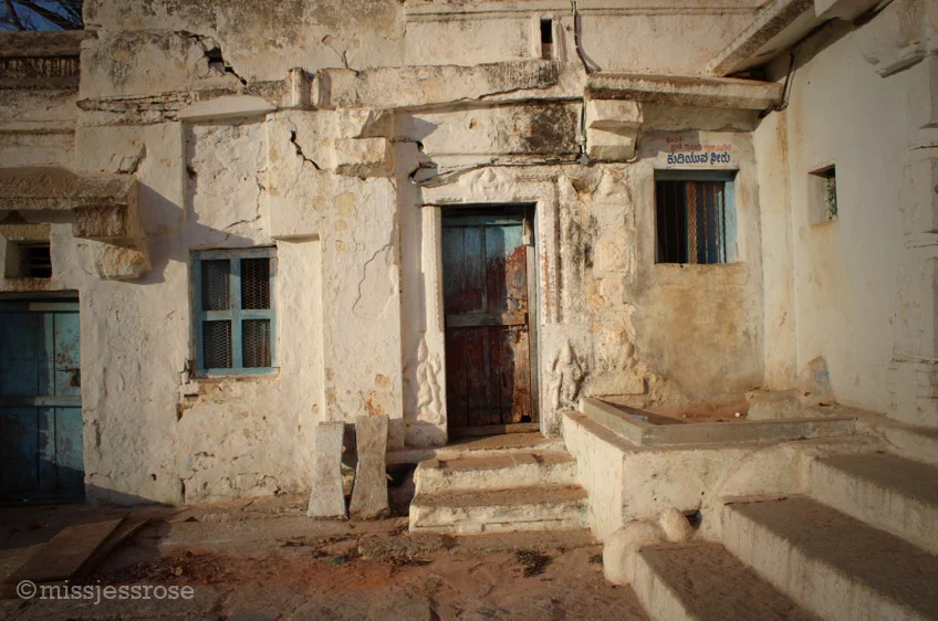 Sections of the temple were probably affected by the big earthquake some years ago