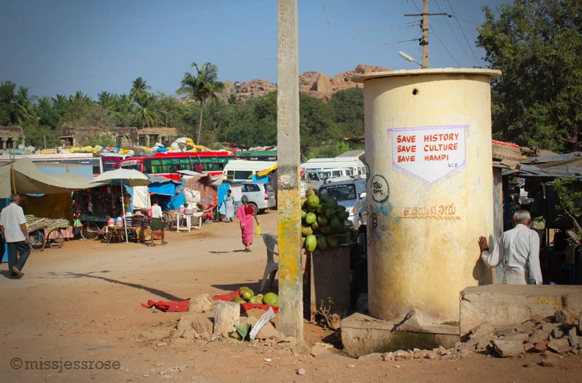 The people of Hampi opposed the demolition. 