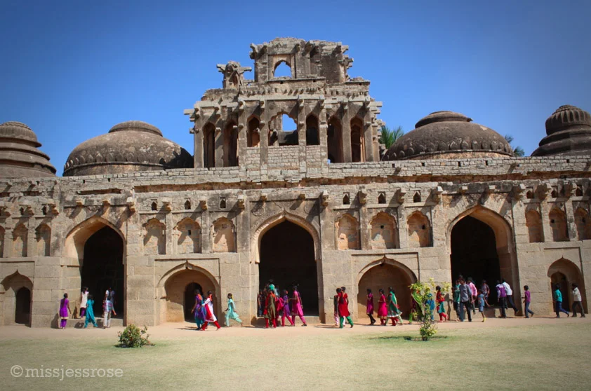 Each huge room used to be an elephant house!
