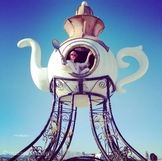 Tea cup art car
