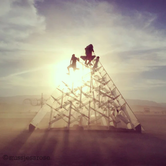 Golden pyramid